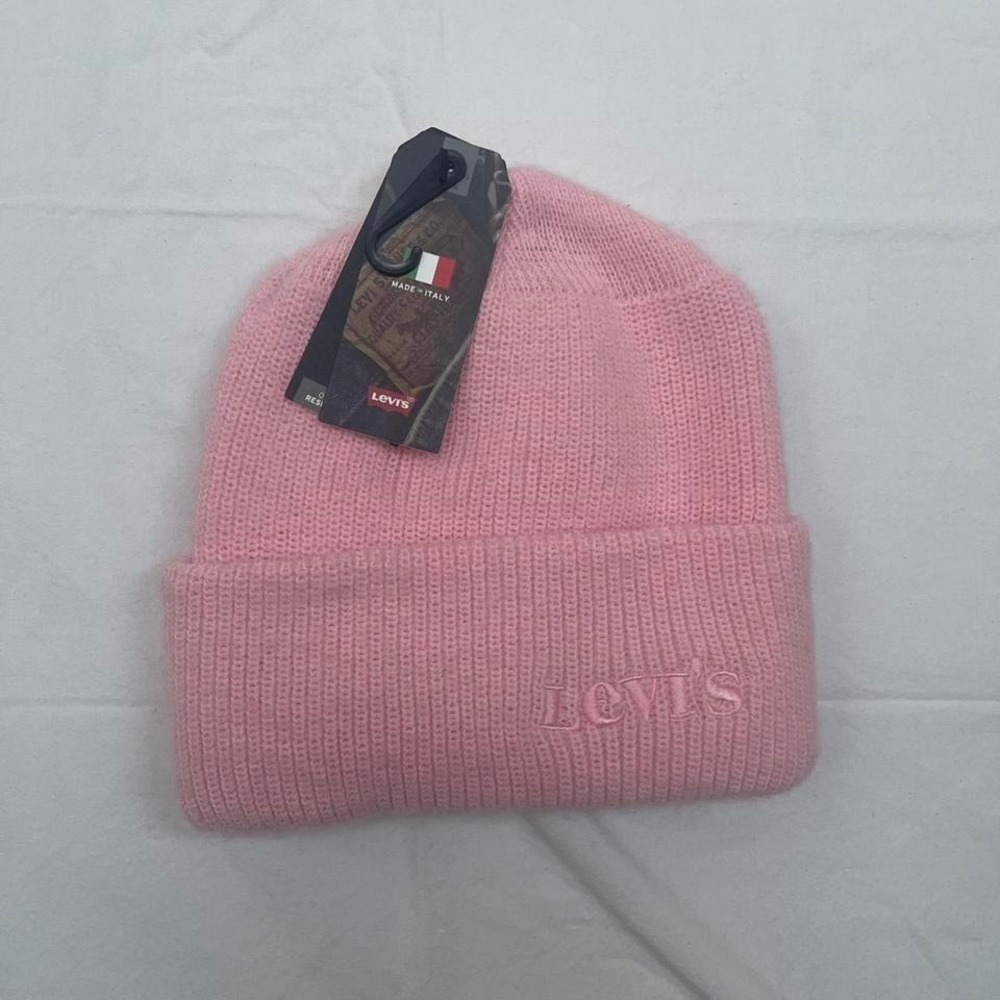 Levi's pink beanie
